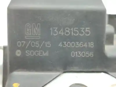 Second-hand car spare part trunk lock for opel corsa e business oem iam references 13481535  