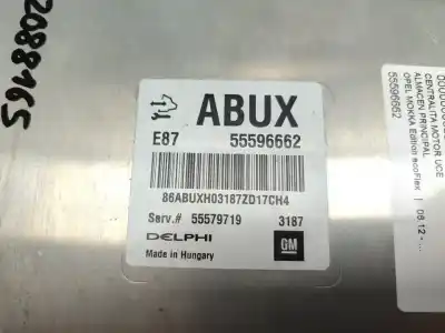Pezzo di ricambio per auto di seconda mano centralina motore per opel mokka a17dts riferimenti oem iam 55596662  