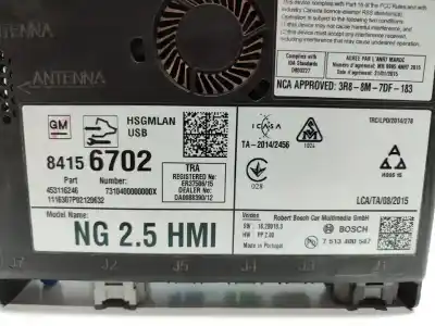 Second-hand car spare part electronic module for opel mokka color edition oem iam references 84156702  