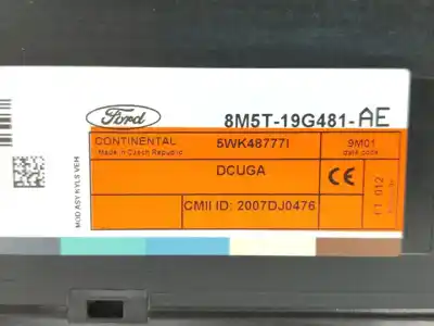 Second-hand car spare part electronic module for ford kuga (cbv) titanium oem iam references 8m5t19g481ae  