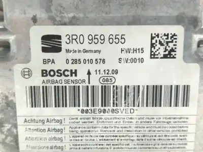 Автозапчасти б/у блок управления подушками безопасности за seat exeo (3r2) 2.0 tdi ссылки oem iam 3r0959655