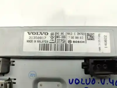 Second-hand car spare part multifunction display for volvo v40 basis oem iam references 31350817  