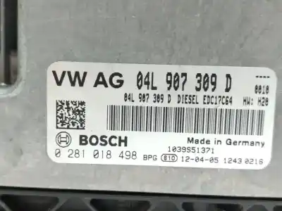 Second-hand car spare part ecu engine control for seat leon (5f1) 2.0 tdi oem iam references 04l907309d