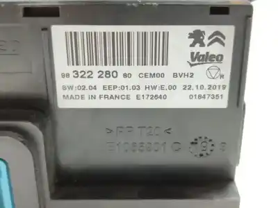 Автозапчастина б/у електронний модуль для citroen c4 picasso feel посилання на oem iam 9832228080