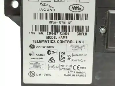 Second-hand car spare part electronic module for land rover evoque se oem iam references dpla70718ny  