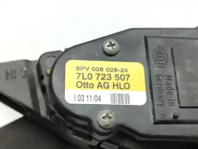 Second-hand car spare part accelerator pedal for porsche cayenne (typ 9pa) básico oem iam references 7l0723507  