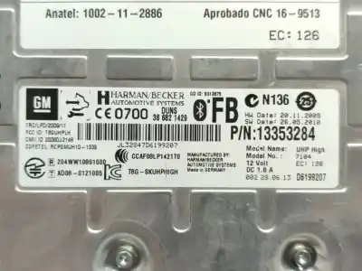 Автозапчастина б/у електронний модуль для opel astra j gtc sportive посилання на oem iam 13353284  