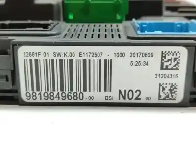 Автозапчасти б/у электронный модуль за citroen c4 cactus business ссылки oem iam 9819849680  