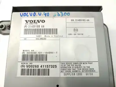 Second-hand car spare part electronic module for volvo v40 basis oem iam references 31409100aa  