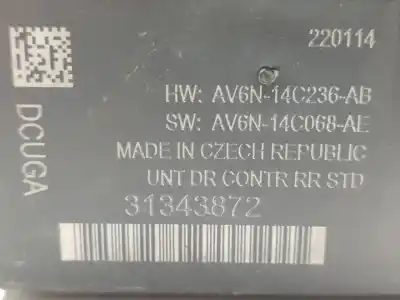 Second-hand car spare part electronic module for volvo v40 basis oem iam references 31343872  
