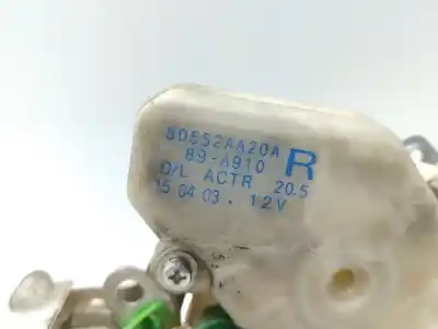 Second-hand car spare part front right door lock for nissan cabstar ->09.06 cabstar 35.xx cabina simple cabina individual 136 cv / 100 kw oem iam references 80552aa20a