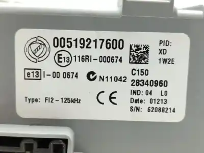 Second-hand car spare part fuse box unit for fiat doblo active oem iam references 519217600  