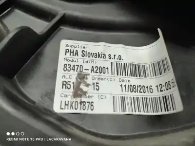 Second-hand car spare part rear left window regulator for kia cee´d business oem iam references 83470a2001  