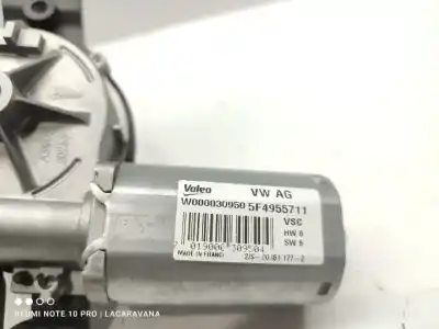 Second-hand car spare part rear windshield wiper motor for seat leon (5f1) 2.0 tdi oem iam references 5f4955711