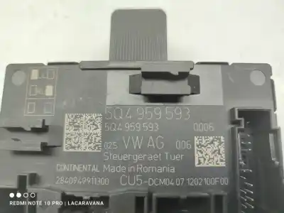 Second-hand car spare part electronic module for seat leon (5f1) 2.0 tdi oem iam references 5q4959593