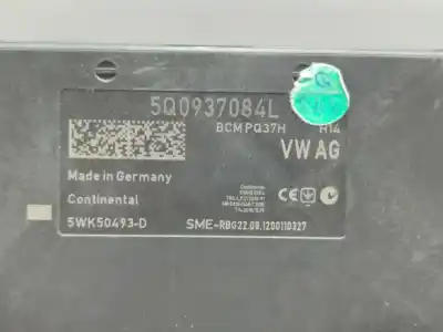 Second-hand car spare part electronic module for seat leon (5f1) 2.0 tdi oem iam references 5q0937084l  