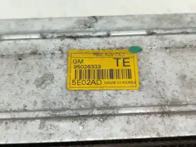 Second-hand car spare part intercooler for opel mokka x selective start/stop oem iam references 95026333  