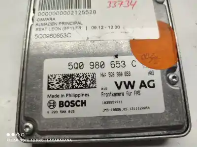 Second-hand car spare part camera for seat leon (5f1) 2.0 tdi oem iam references 5q0980653c  