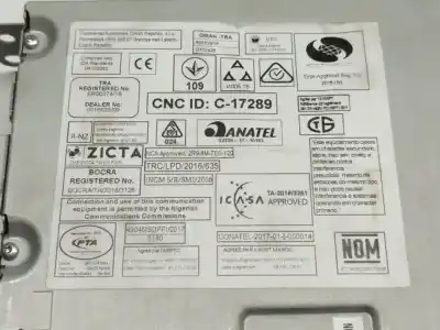 Pièce détachée automobile d'occasion SYSTÈME DE NAVIGATION GPS pour PEUGEOT 308  Références OEM IAM 9821908880  