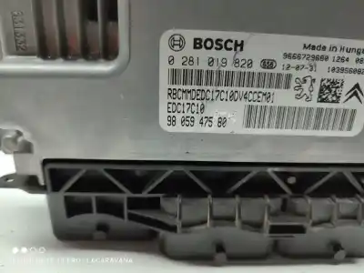 Second-hand car spare part ecu engine control for peugeot 208 access oem iam references 9805947580  