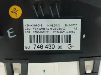Peça sobressalente para automóvel em segunda mão quadrante por peugeot 208 access referências oem iam 9674643080g  