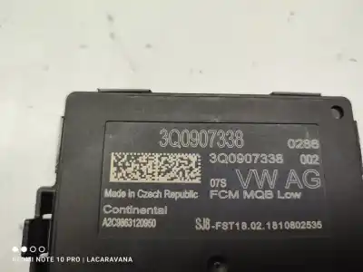 Автозапчастина б/у електронний модуль для audi q2 (gab, gag) 1.6 tdi посилання на oem iam 3q0907338  