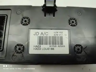 Peça sobressalente para automóvel em segunda mão comando de sofagem (chauffage / ar condicionado)  por kia cee´d business referências oem iam 97250a2003  