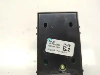 Peça sobressalente para automóvel em segunda mão botão / interruptor elevador vidro dianteiro esquerdo por kia cee´d business referências oem iam 93570a2300  