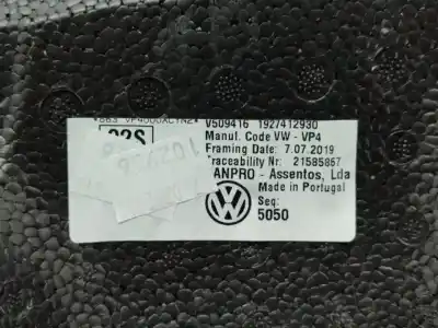 Pezzo di ricambio per auto di seconda mano sedili posteriori per volkswagen t-roc advance riferimenti oem iam 2ga885375d  