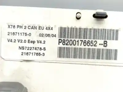 Second-hand car spare part dashboard for renault kangoo (f/kc0) alize oem iam references 8200176652b  