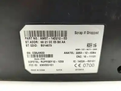 Peça sobressalente para automóvel em segunda mão módulo eletrônico por ford focus lim. (cb8) trend referências oem iam am5t14d212ed  