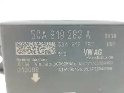 Peça sobressalente para automóvel em segunda mão módulo eletrônico por audi a3 sportback (8vf) basic referências oem iam 5qa919283a  