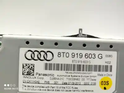 Second-hand car spare part multifunction display for audi a4 avant (8k5) (2008) básico oem iam references 8t0919603g  