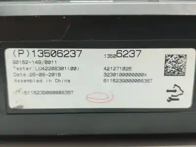 Pezzo di ricambio per auto di seconda mano modulo elettronico per opel mokka color edition riferimenti oem iam 13506237  