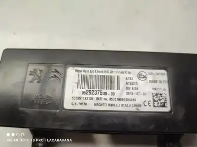 Second-hand car spare part electronic module for citroen c4 cactus feel oem iam references 9829237580  