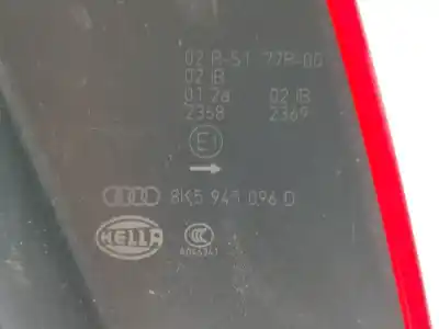 Second-hand car spare part right tailgate light for audi a4 b8 (8k2) 2.0 tdi oem iam references 8k5945096d  