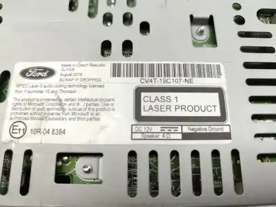 Second-hand car spare part audio system / radio cd for ford kuga (cbs) titanium oem iam references cv4t19c107ne  