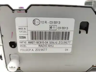 Recambio de automóvil de segunda mano de sistema audio / radio cd para ford grand c-max 1.0 ecoboost cat referencias oem iam am5t18c815gk  