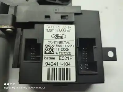 Second-hand car spare part left front window motor for ford kuga (cbv) titanium oem iam references 7m5t14b533ae  