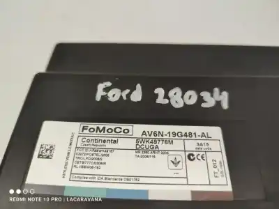 Автозапчастина б/у електронний модуль для ford grand c-max 1.0 ecoboost cat посилання на oem iam av6n19g481al  