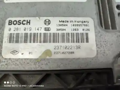 Peça sobressalente para automóvel em segunda mão centralina de motor uce por dacia dokker essential referências oem iam 237102213r  