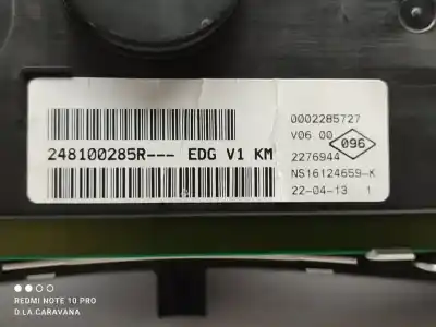 Peça sobressalente para automóvel em segunda mão quadrante por dacia dokker essential referências oem iam 248100285r  