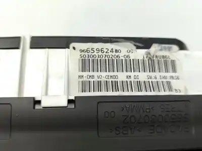 Peça sobressalente para automóvel em segunda mão quadrante por peugeot 508 access referências oem iam 9665962480  