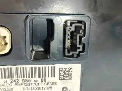 Second-hand car spare part multifunction display for peugeot 308 active oem iam references 9824298580  