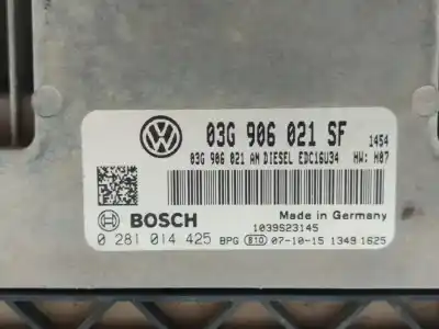 Автозапчастина б/у ебу контролер двигуна для seat leon (1p1) open посилання на oem iam 0281014425  