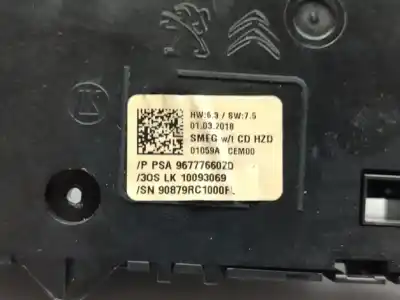 Second-hand car spare part multifunction switch for peugeot 308 active oem iam references 96777660zd  