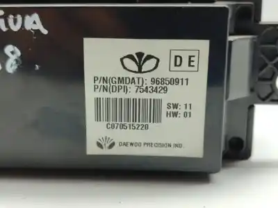 Second-hand car spare part multifunction display for chevrolet captiva 2.0 vcdi lt oem iam references 96850911  