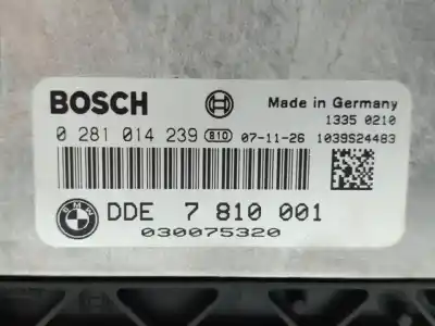 Recambio de automóvil de segunda mano de centralita motor uce para bmw serie 1 berlina (e81/e87) 118d referencias oem iam 0281014239  