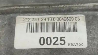 Автозапчасти б/у коробка передач за mercedes-benz clase e (w212) lim. e 220 bluetec (212.001) ссылки oem iam a2122702910  