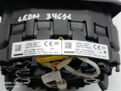Автозапчастина б/у комплект подушки безпеки для seat leon (5f1) 1.4 tsi посилання на oem iam 6f0880201ag  